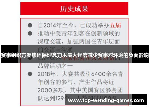 赛事组织方聚焦环保理念力求最大程度减少赛事对环境的负面影响